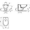 Bidet závesný IdealStandard ECOO