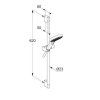 Sprchová súprava xDive 3S 60 cm, matná čierna