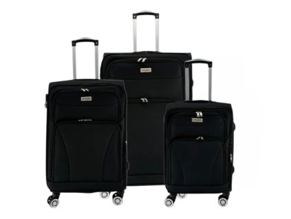 ORLACS 6004 Cestovní kufr sada - černá barva