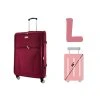 ORLACS 6004 Cestovní kufr sada - červená barva