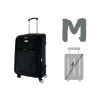 ORLACS 6004 Cestovní kufr sada - černá barva