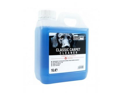 cistic kobercu a textilu valetpro classic carpet cleaner 1l