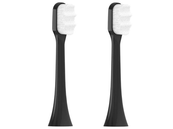 Ultrajemné NANO hlavice k elek. kartáčkům Philips Sonicare, černé, 2 ks