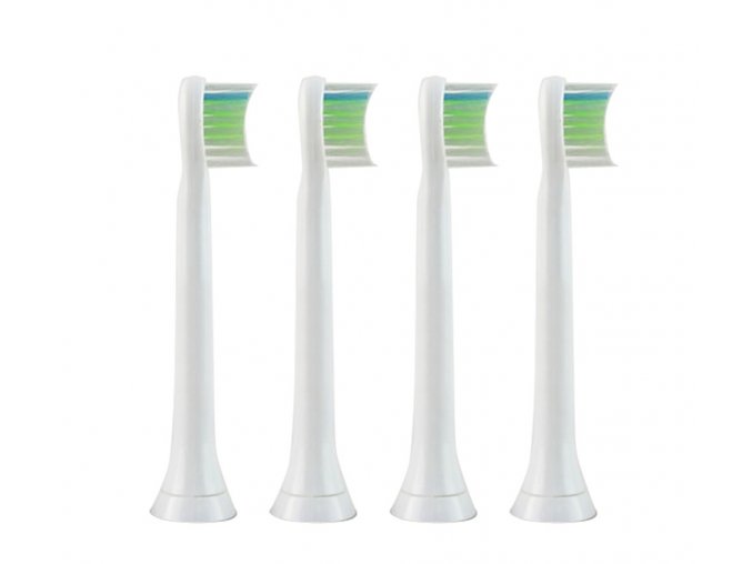 Náhradní kompatibilní hlavice k zubním kartáčkům Philips, 4 ks - kompatibilní s Philips Sonicare W2c Optimal White Mini - HX6074