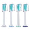 Náhradní kompatibilní hlavice k elek. kartáčkům Philips, 4 ks - kompatibilní s Philips Sonicare ProResults HX6014
