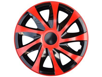 Poklice 14" DRACO CS RED/BLACK