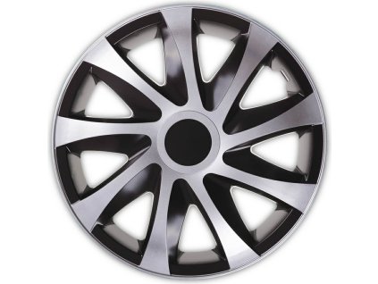 NRM Poklice 15" DRACO CS černo-stříbrné  4 ks_c