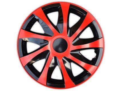 Poklice 15" DRACO CS RED/BLACK