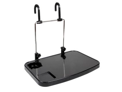 Závěsný stoleček do auta černý nosnost 10kg, 40209_c