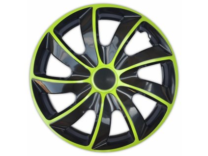 10468 nrm poklice 16 quad bicolor black green 4 ks