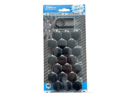 10480 krytky sroubu kol 19mm cerne 21305