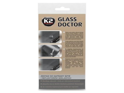 14221 k2 glass doctor 0 8 ml sada na opravu celniho skla a svetlometu b350