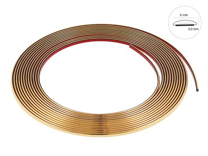Samolepící lišta zlatá 6mm x 8m, 63751_c
