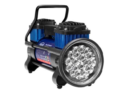 Kompresor Alca 12V 10 Bar dvouválcový AeroPressor s LED osvětlením, 227100c