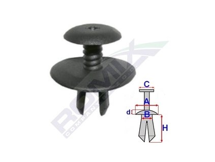 4723 prichytka list a 23 8 b 9 2x7 5 c 15 7 d 2 h 13 5mm baleni 10ks