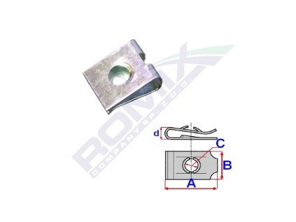 5647 montazni plisek a 13 4 b 11 c 3 d 4 2mm baleni 25ks