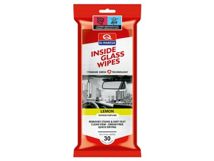 5998 dr marcus inside glass wipes 30 ks lemon cistici ubrousky na vnitrni sklo dm237