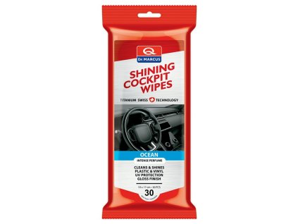 6001 dr marcus shining cockpit wipes 30ks ocean cistici ubrousky na plasty dm235