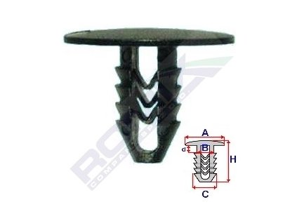 6052 prichytka kapoty a 24 b 7 8 c 9 3 d 3 h 19 1mm baleni 10ks