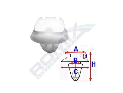 6316 prichytka list a 13 7x14 b 8 9 c 25x18 d 1 5 h 17mm baleni 10ks