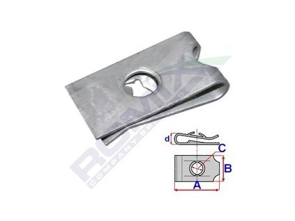 6418 montazni plisek a 26 7 b 15 c 4 d 5 6 mm baleni 10ks