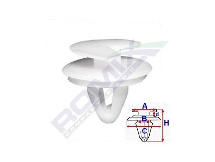 6688 prichytka dveri baleni 25ks