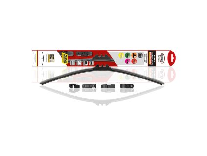 Stěrač 24"/60cm SUPER FLAT PREMIUM + adaptéry, 284000_c