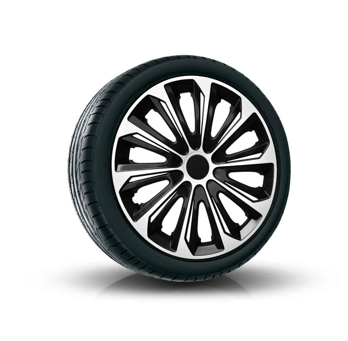 Poklice 14" STRONG DUO WHITE/BLACK