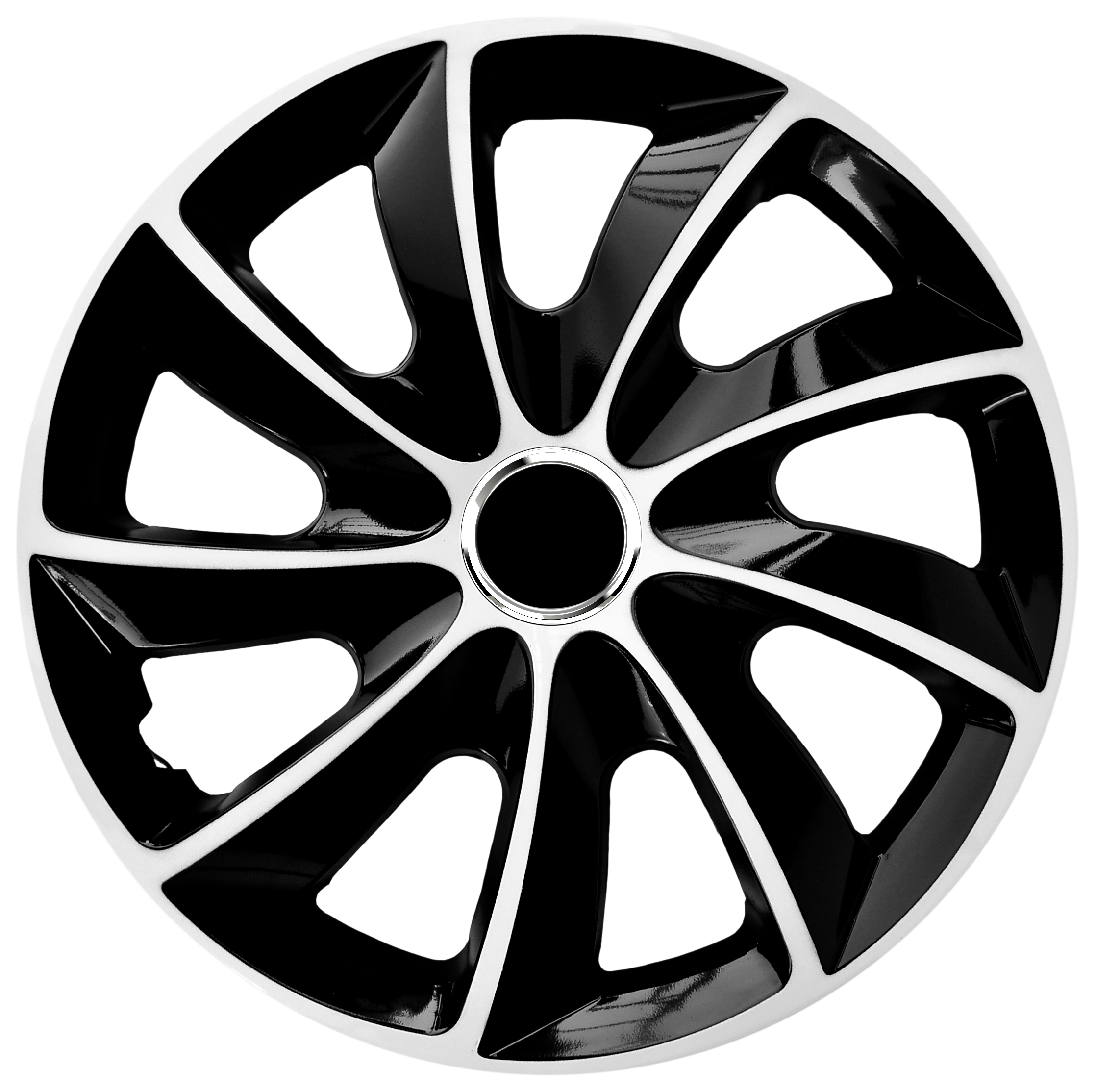 Poklice 15" STIG EXTRA WHITE/BLACK