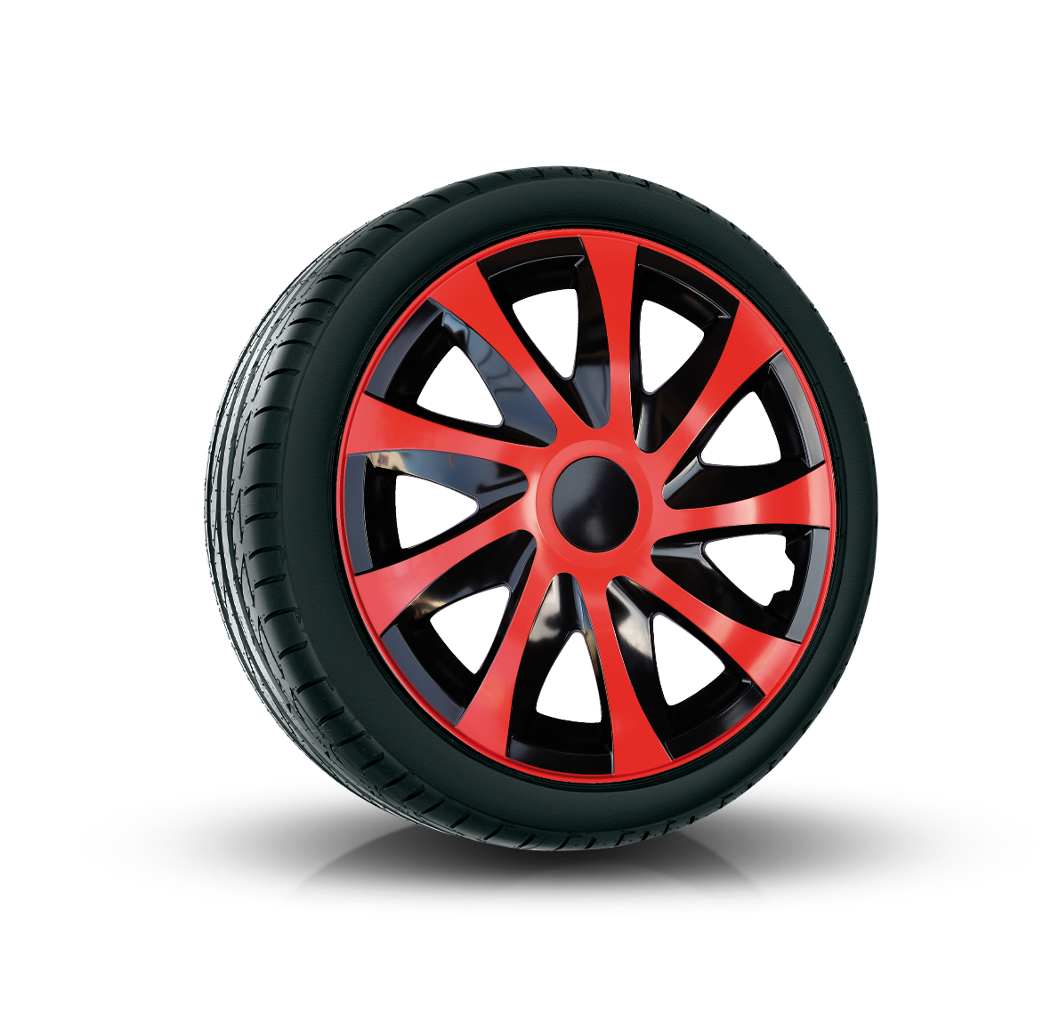Poklice 15" DRACO CS BLACK-RED