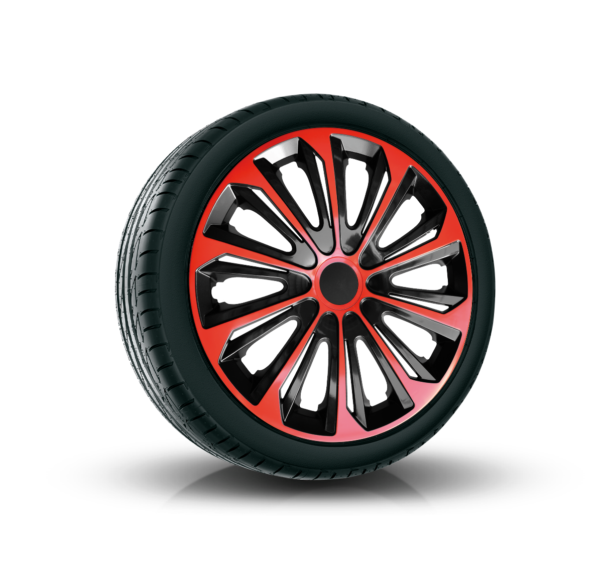 Poklice 15" STRONG DUO RED/BLACK