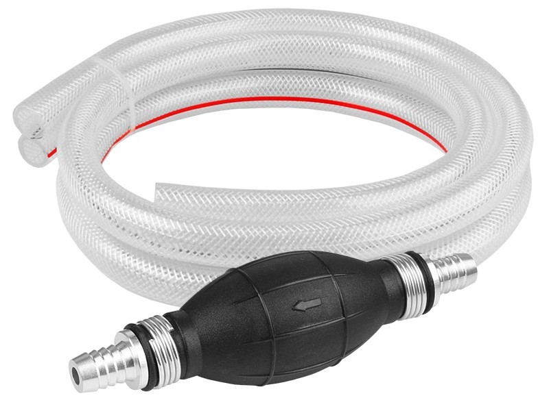 Ruční přečerpávací pumpička se zpětným ventilem pr.12mm + hadice 2x1m, 86076