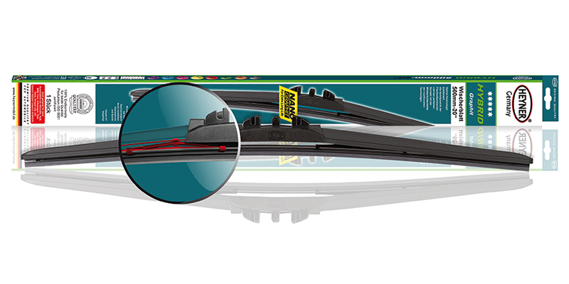 Stěrač Heyner HYBRID graphit 760 mm/30", 039000