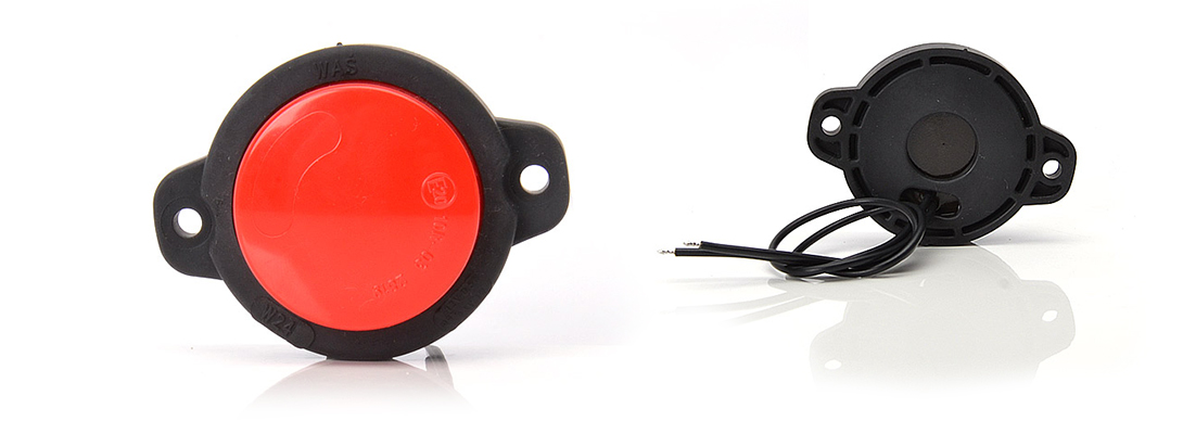 Poziční zadní světlo, 12V-24V, LED, W24N