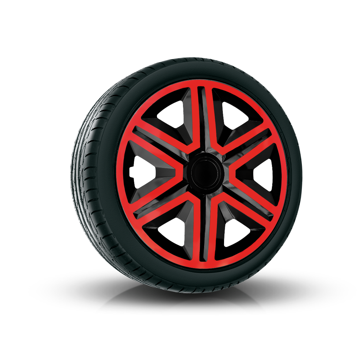 Poklice 15" ACTION doublecolor red - black