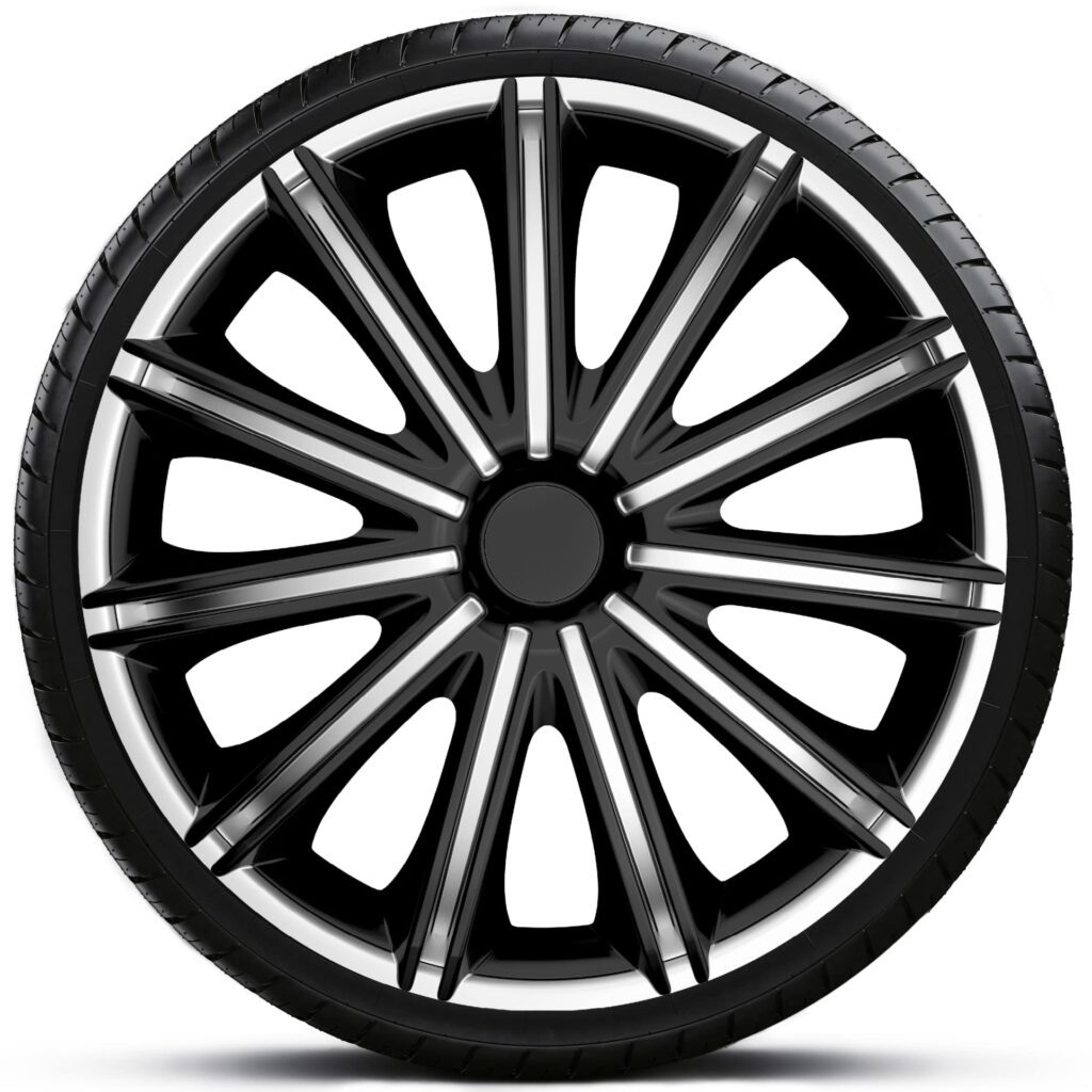 Poklice 14" NERO SILVER BLACK