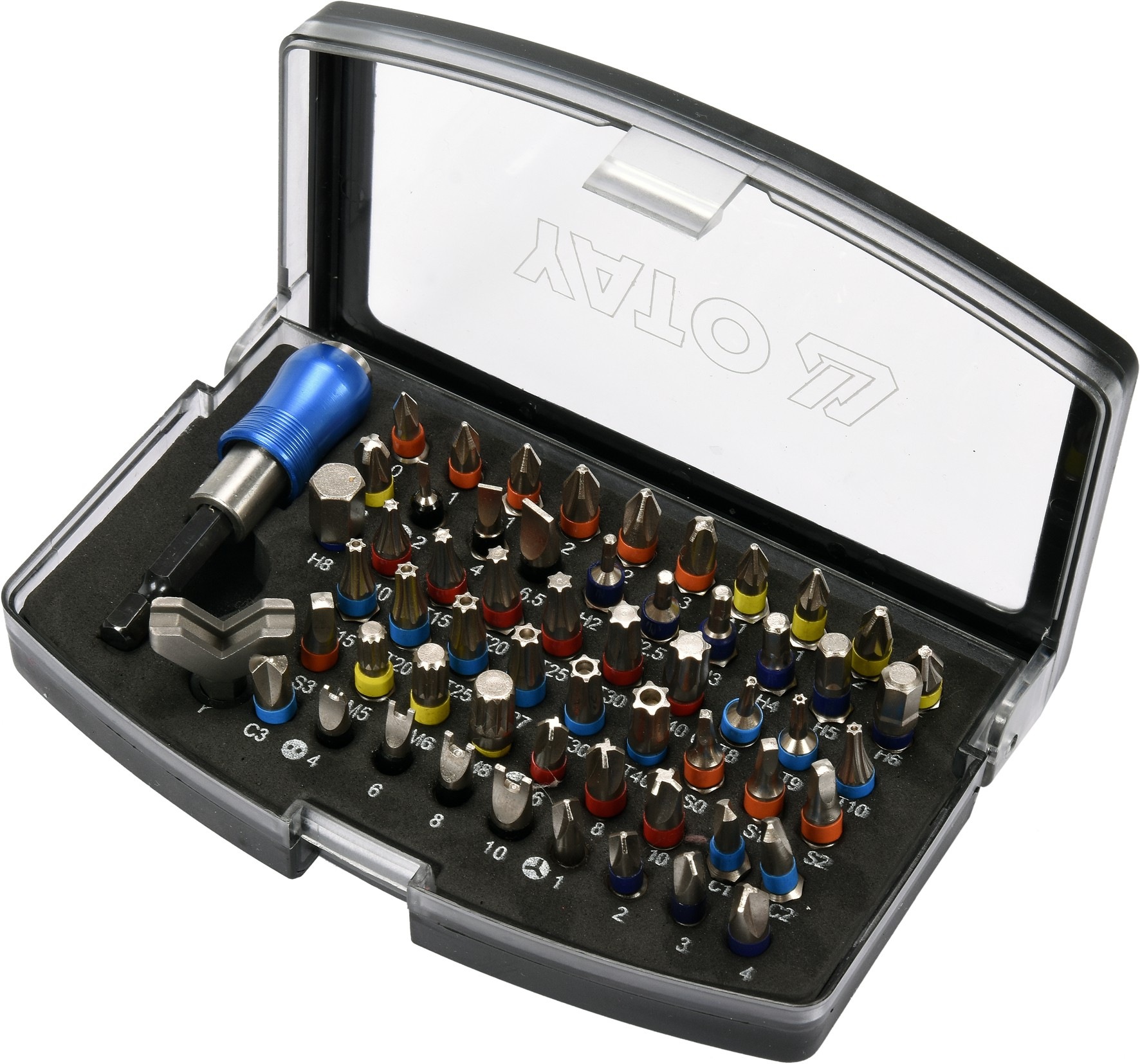 Sada bitů s adaptérem 1/4" 59ks, YATO