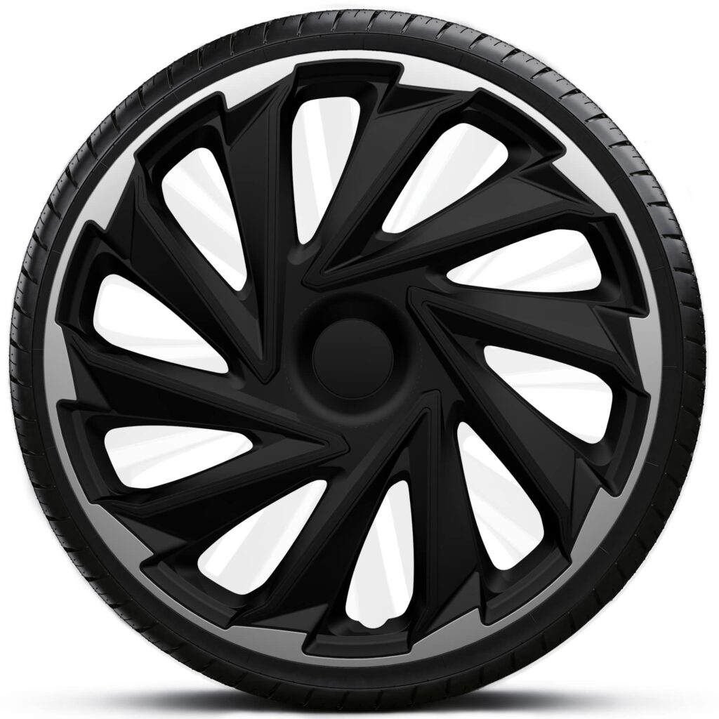 Poklice 14" MISANO BLACK SILVER