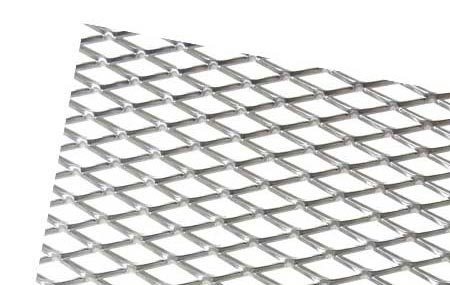 Hliníková mřížka (Tahokov) rozměr 1000x330 mm, stříbrný oko 2x4mm, 86752