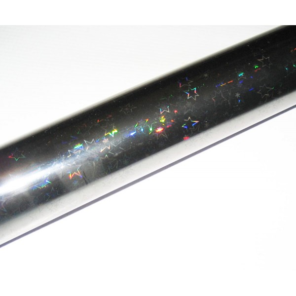 Fólie na sklo 50x300cm holografická - Hvězdičky 410324