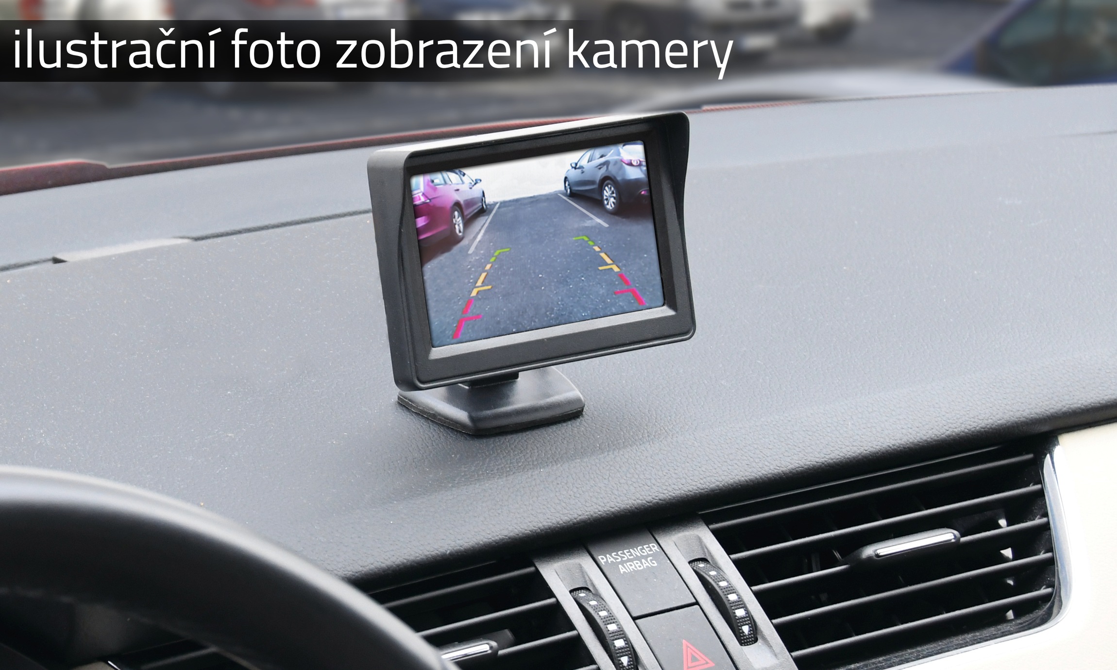 Parkovací kamera ANGLE bezdrátová skloněná, 33593