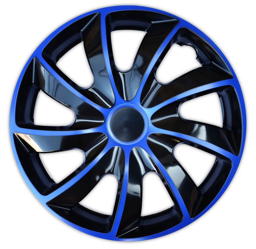 Poklice 17" QUAD BICOLOR BLACK/BLUE