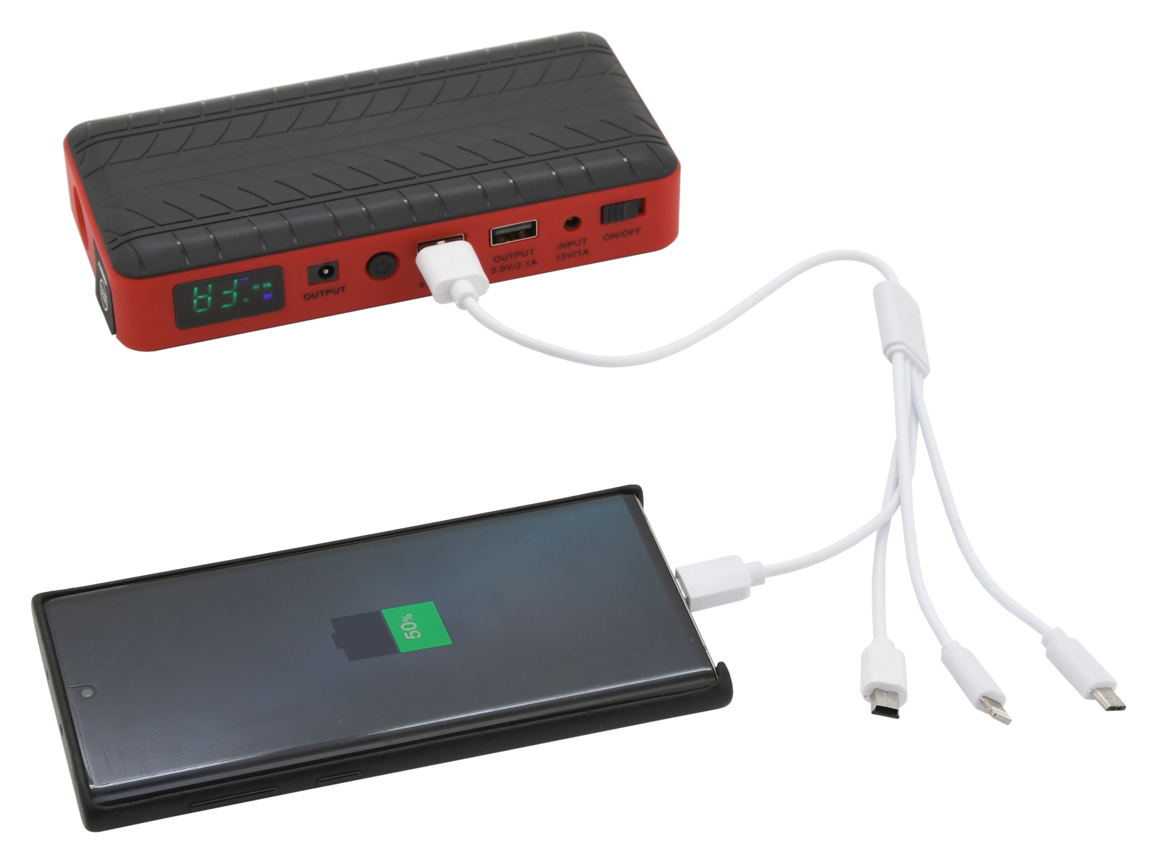 Powerbanka s funkcí JUMP STARTER 10.000mAh 600A, 07163