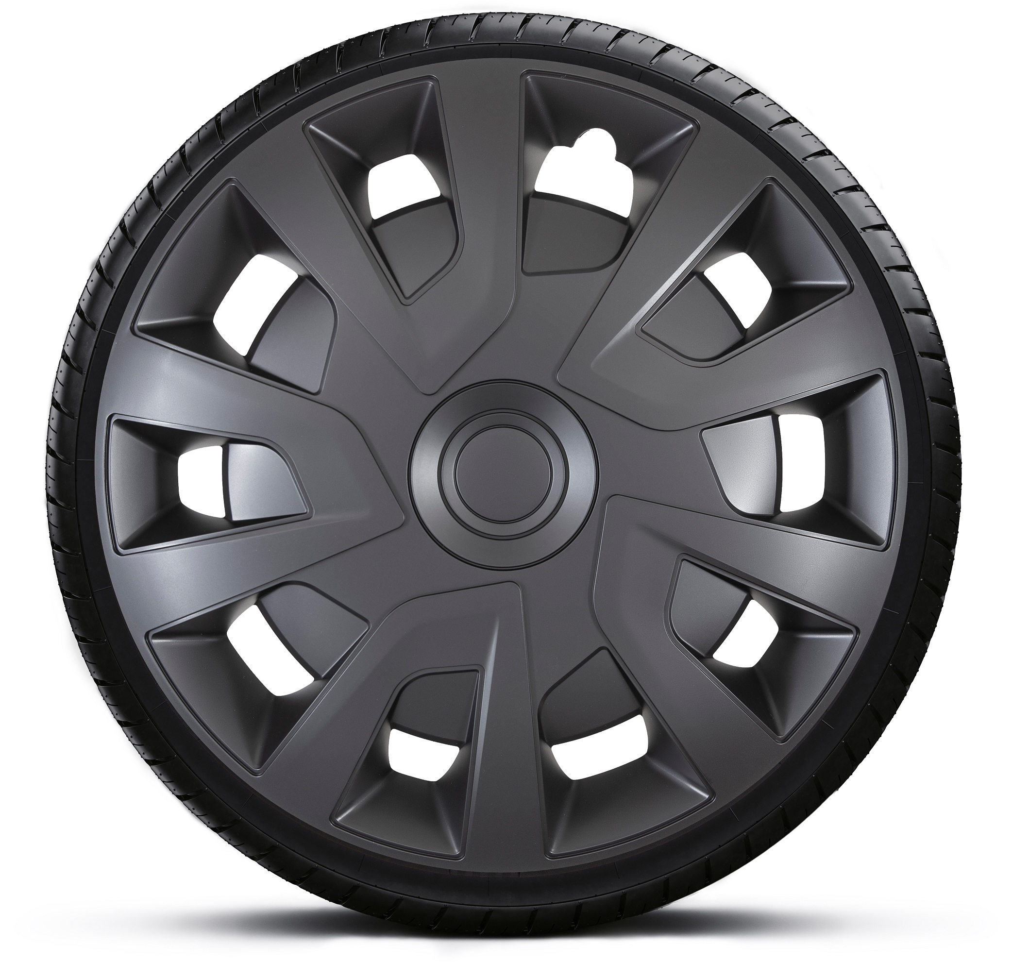Poklice 15" BLACK pro doávky na vypouklé disky