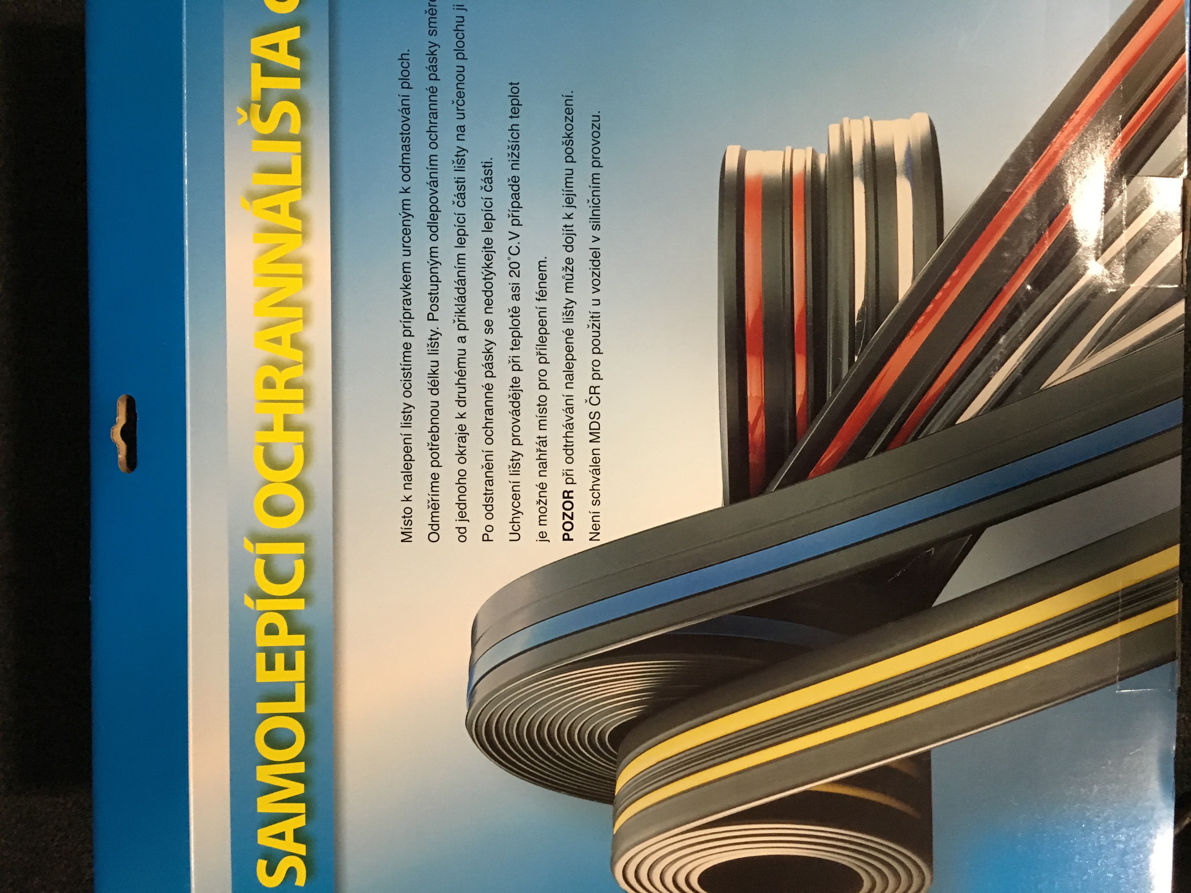 Samolepící lišta černá, 5m, 32x8mm, 31007A/5