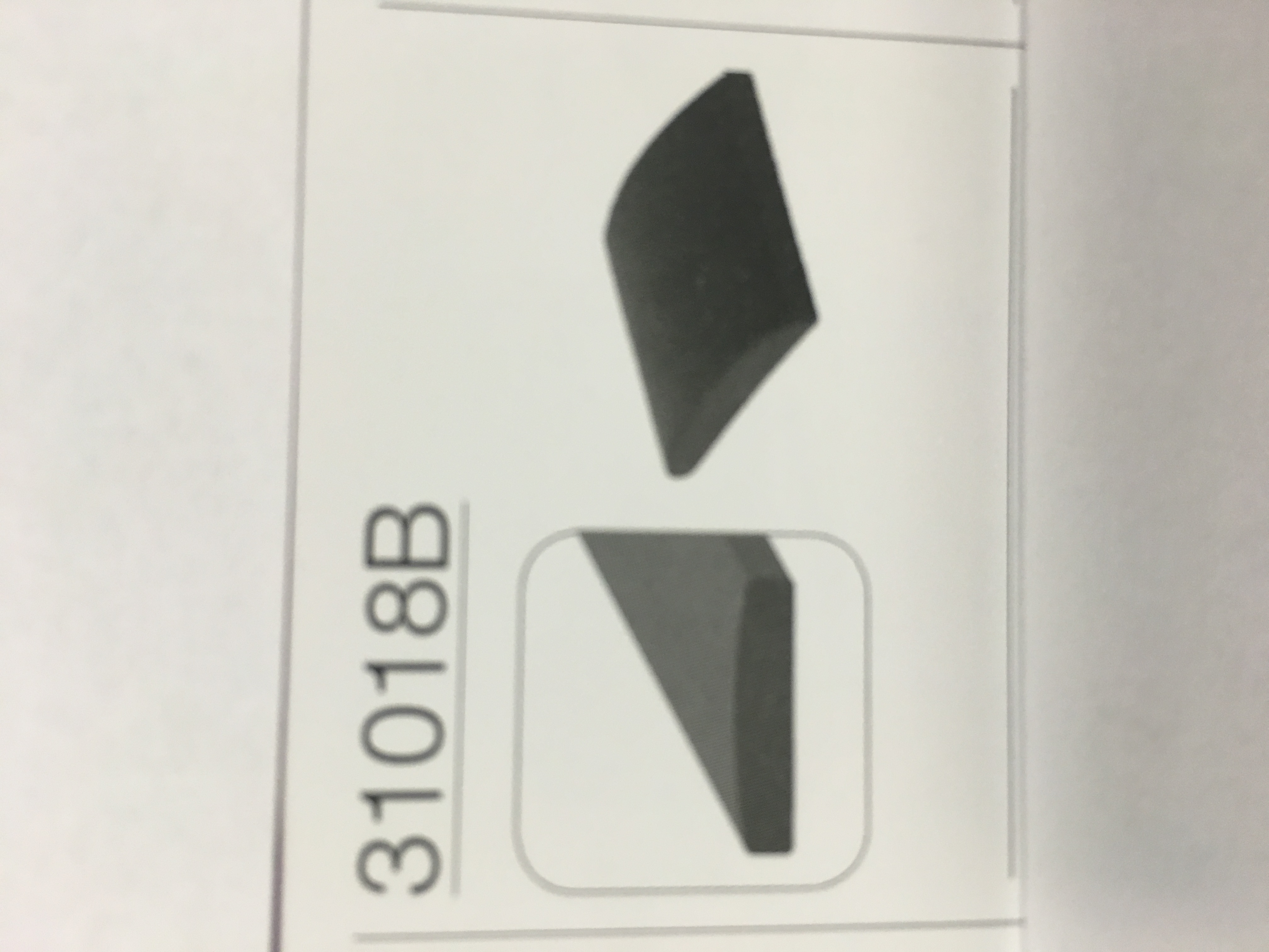 Samolepící lišta černá, 5m, 21x5,5mm, 31018B/5