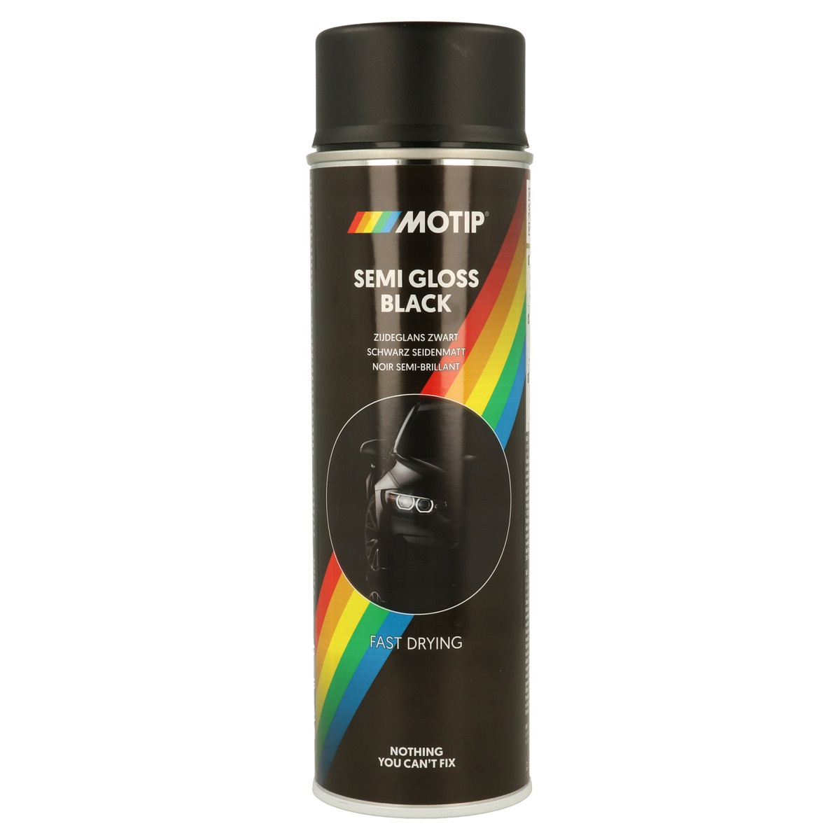 Motip Barva černá pololesk 500ml