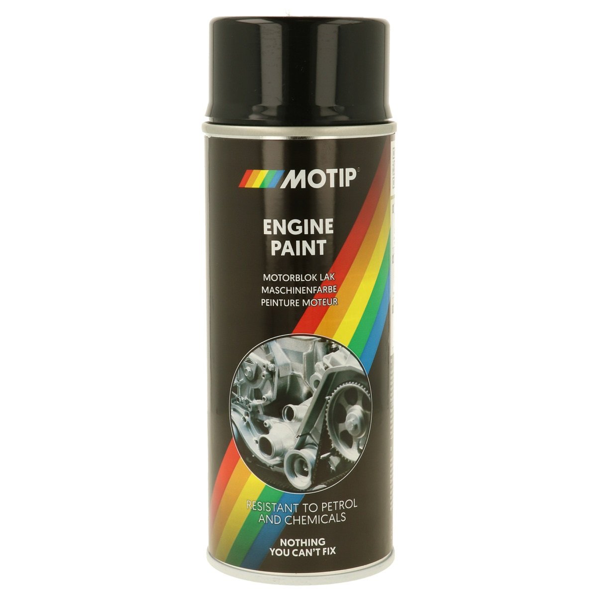 Motip Barva na motory černá 400ml