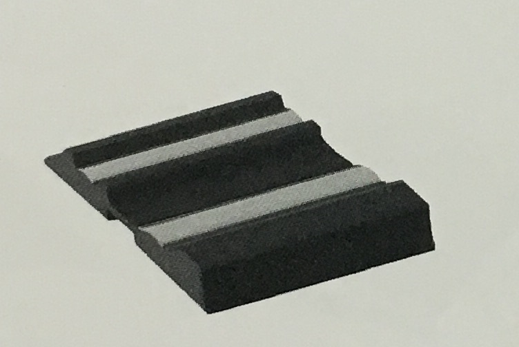 Samolepící lišta černá, 2x chromovaný proužek, 5m, 40x6mm,  32405A/5