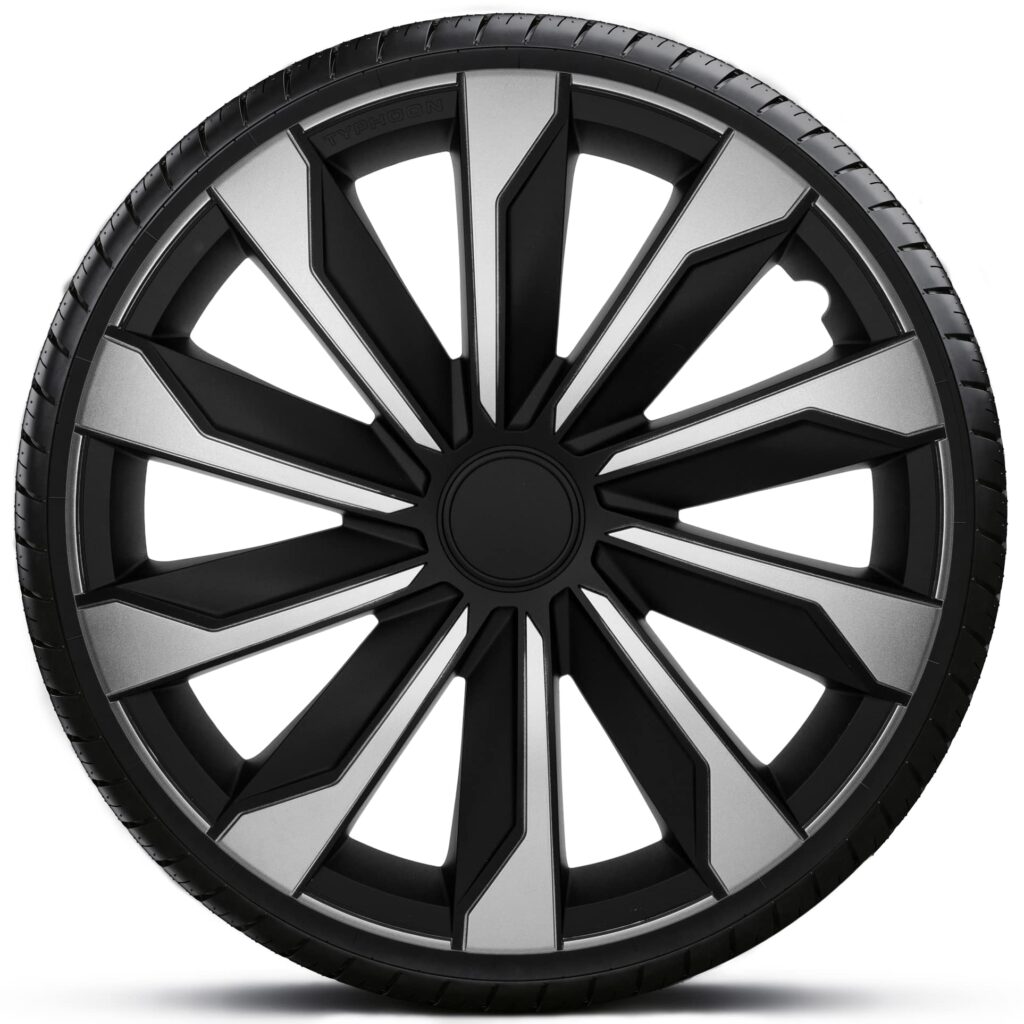 Poklice 15" TYPHOON SILVER BLACK